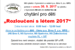 Akce pro dětské členy p.s. BRNO 5, z.s. MRS